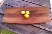 large oak platter